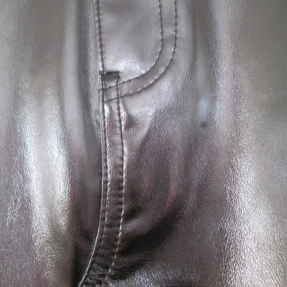 nwt silver metallic plus size mini skirt large 13 - Picture 4 of 4